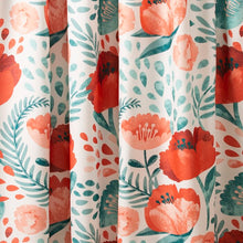 Load image into Gallery viewer, Floral Single Shower Curtain #1169HW
