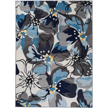 Load image into Gallery viewer, Florentia Shag Performance Gray/Silver Rug
