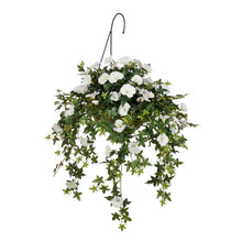 Load image into Gallery viewer, Artificial Morning Glory Hanging Basket, #6391
