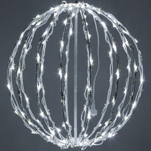 Load image into Gallery viewer, 16&quot; H x 16&quot; W x 16&quot; D Fold-Flat LED Metal Lighted Window Decoration
