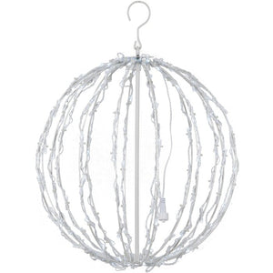 16" H x 16" W x 16" D Fold-Flat LED Metal Lighted Window Decoration
