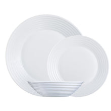Load image into Gallery viewer, White Fonio 36 Piece Dinnerware Set, Service for 12 (Set of 3) #1073HW
