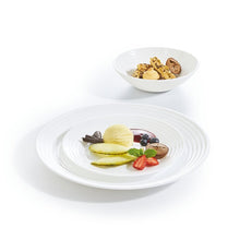 Load image into Gallery viewer, White Fonio 36 Piece Dinnerware Set, Service for 12 (Set of 3) #1073HW
