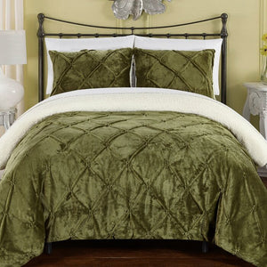 Fontane 3 Piece Comforter Set King,  Green #836HW