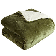 Load image into Gallery viewer, Fontane 3 Piece Comforter Set King,  Green #836HW
