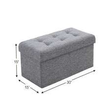 Load image into Gallery viewer, Foronda 30&#39;&#39; Wide Tufted Rectangle Storage Ottoman with Storage
