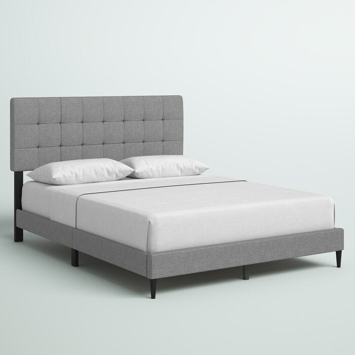 Queen Gray Forsan Upholstered Bed