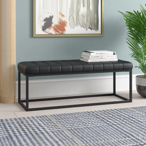 Fortney Faux Leather Bench