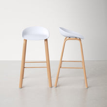 Load image into Gallery viewer, White Forum 30" Bar Stool (Set of 2)
