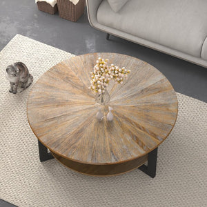 Frame Coffee Table with Storage
