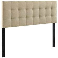 Load image into Gallery viewer, Francis Upholstered Panel Headboard Beige King #2124HW
