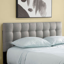 Load image into Gallery viewer, Francis Upholstered Panel Headboard Grey, King #2281HW

