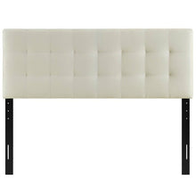 Load image into Gallery viewer, Francis Upholstered Panel Headboard Ivory (Legs Missing) #1988HW
