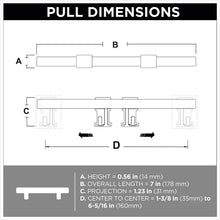 Load image into Gallery viewer, Champagne Bronze Center Bar Pull Multipack (Set of 5)
