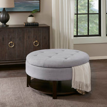 Load image into Gallery viewer, Fransen 36&#39;&#39; Wide Tufted Round Storage Ottoman with Storage, 7774RR
