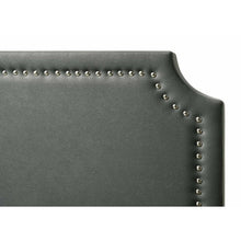 Load image into Gallery viewer, Queen Dark Gray Fredson Upholstered Low Profile Standard Bed
