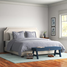 Load image into Gallery viewer, Fredson Upholstered Platform Queen Bed Beige #2259HW
