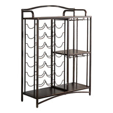Load image into Gallery viewer, Freida 21 Bottle Floor Bar with Wine Storage
