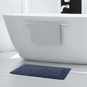 20" W x 34" L French Connection Hearn Rectangle Cotton Blend Bath Rug