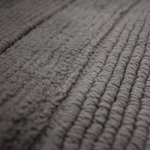 Load image into Gallery viewer, 20&quot; H x 56&quot; W x 0.25&quot; D Dark Gray French Connection Rectangular 100% Cotton Solid Bath Rug

