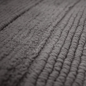 20" H x 56" W x 0.25" D Dark Gray French Connection Rectangular 100% Cotton Solid Bath Rug