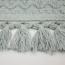 Load image into Gallery viewer, 20&quot; W x 34&quot; L Light Blue French connection Feikert Rectangular 100% Cotton Solid Bath Rug
