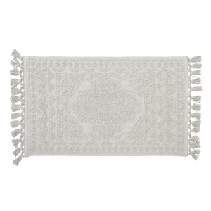 17" W x 24" L French connection Feikert Rectangular 100% Cotton Solid Bath Rug, set of 2 bath mats