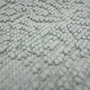 20" W x 34" L Light Blue French connection Feikert Rectangular 100% Cotton Solid Bath Rug