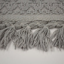 Load image into Gallery viewer, 20&quot; W x 34&quot; L Medium Gray French connection Feikert Rectangular 100% Cotton Solid Bath Rug
