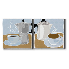 Load image into Gallery viewer, 16&quot; H x 32&quot; W x 1&quot; D Fresh Coffee I - 2 Piece Wrapped Canvas Print
