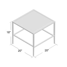 Load image into Gallery viewer, Frida 18&#39;&#39; Tall Glass End Table
