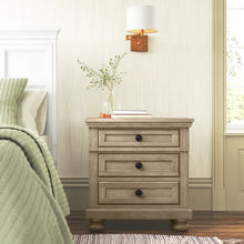 Load image into Gallery viewer, Friese 30&#39;&#39; Tall 3 - Drawer Solid Wood Nightstand *AS-IS*
