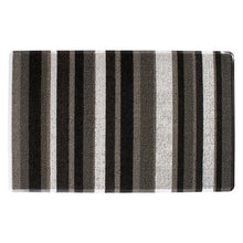 Load image into Gallery viewer, Gray Frison Striped Tufted 39 in. x 18 in. Non-Slip Outdoor Door Mat (1667ND)
