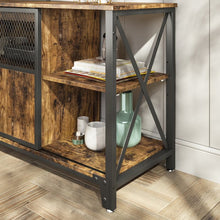 Load image into Gallery viewer, Rustic Brown Fuiloro TV Stand for TVs up to 65"
