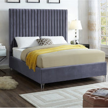 Load image into Gallery viewer, King Gray Fuiloro Upholstered Tufted Headboard (Headboard ONLY) SB1869
