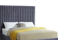 Load image into Gallery viewer, King Gray Fuiloro Upholstered Tufted Headboard (Headboard ONLY) SB1869
