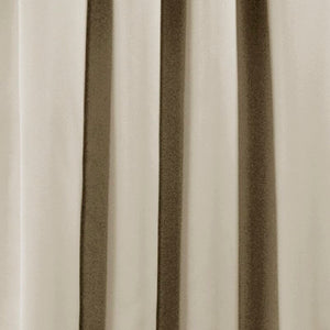 Furlani Solid Room Darkening Rod Pocket Single Curtain Panel Set of 2 - GL452