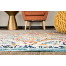 Load image into Gallery viewer, Furtado Abstract Area Rug in Blue/Yellow, Rectangle 3&#39;3&quot; x 5&#39;
