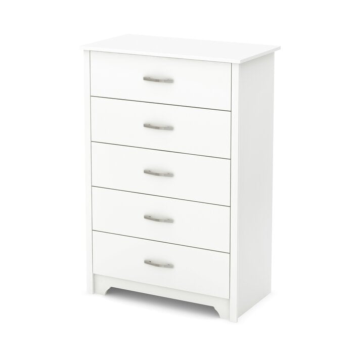 White Fusion 5 - Drawer Dresser