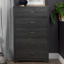 Load image into Gallery viewer, Gray Oak Fusion 5 Drawer 31.13&#39;&#39; W Chest
