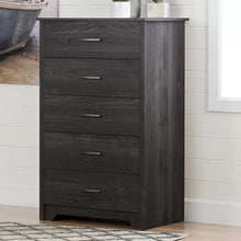Load image into Gallery viewer, Gray Oak Fusion 5 Drawer 31.13&#39;&#39; W Chest

