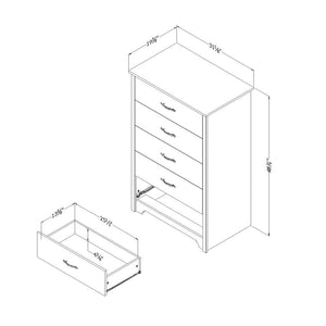 Fusion 5 Drawer 31.13'' W Chest