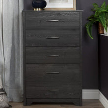 Load image into Gallery viewer, Gray Oak Fusion 5 Drawer 31.13&#39;&#39; W Chest
