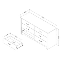 Load image into Gallery viewer, Fusion 6 - Drawer Dresser
