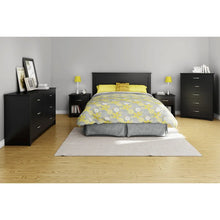 Load image into Gallery viewer, Black Fusion Full/Queen Panel Headboard
