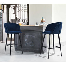 Load image into Gallery viewer, Blue Futch Bar Stool - Set of 2 (SB804)
