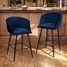 Load image into Gallery viewer, Blue Futch Bar Stool - Set of 2 (SB804)
