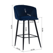 Load image into Gallery viewer, Blue Futch Bar Stool - Set of 2 (SB804)
