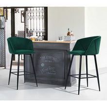Load image into Gallery viewer, Futch Bar Stool Green (Set of 2) #2419HW
