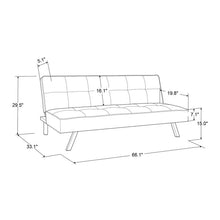 Load image into Gallery viewer, Futons 66.1&quot; Armless Sleeper 6463RR
